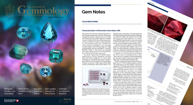 The Journal of Gemmology, Volume 40, No.3, 2026